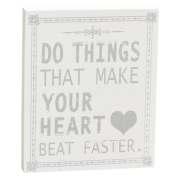 Träskylt Do Things...